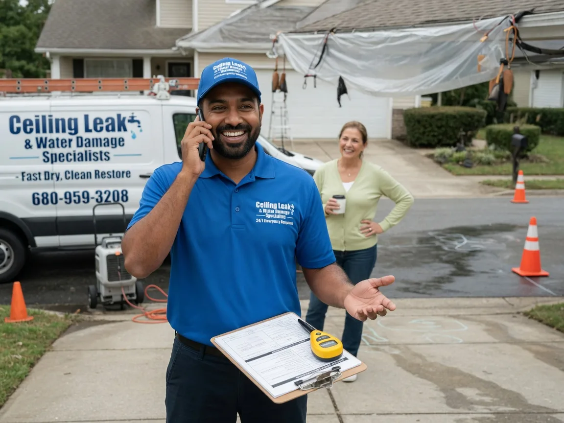 Ceiling Leak Cleanup Hudson, NH FAQs